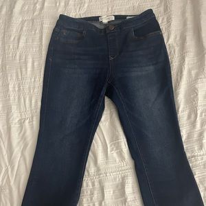 Skinny girl ankle crop jeans